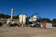 Mobile Asphalt Plant at Newforres Quarry
